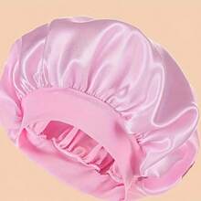 Unscented Satin Sleep Cap With Wide Elastic Band, Comfortable Shower Cap For Everyday Use - Multicolor - View 8