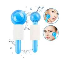 Bolas de belleza para rodillo Facial, masaje Facial frío, bolas de rodillo Facial con líquido anticongelante para reducir los hinchazones, 2 uds. - aleatorio - Ver 7