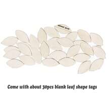 1Pc Wooden Graduation Season Signature Tree Tray, Wedding Sign-In Desk, Tree-Shaped Droplets On The Guest Message Book, Wedding Guest Book, Newborn Witness Signature Book, Creative Willow Leaf-Shaped Wedding Card Box Desktop Message Book Birthday Party Sign-In Board (With Display Stand And 30 Wooden Leaves)