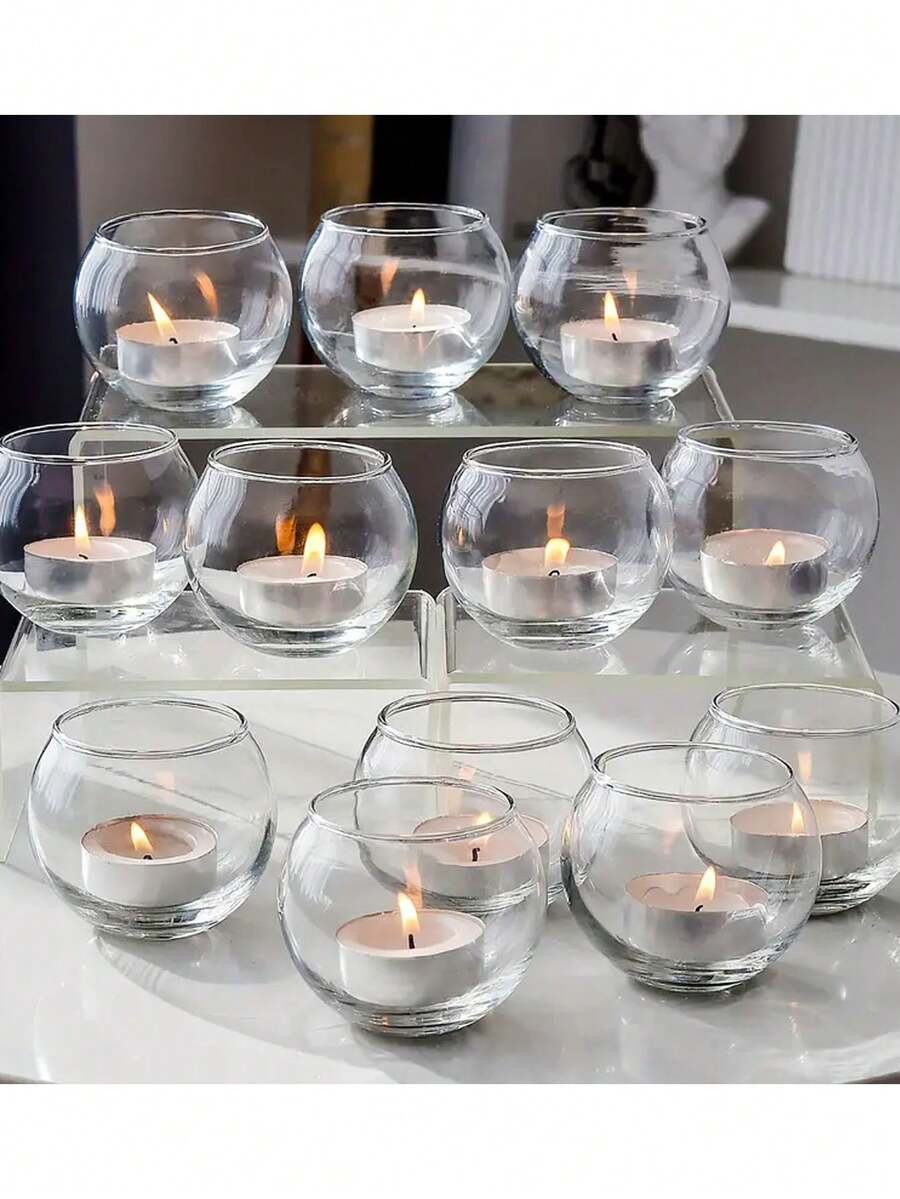 5 chiếc chân nến thủy tinh trong suốt, chân nến votive/nổi, chân nến tròn cho đám cưới, lễ đính hôn, tiệc chia tay cuộc sống độc thân, đồ trang trí trung tâm bàn tiệc, chân nến ước nguyện, bát đựng nến, chân nến tealight cho bàn ăn, đám cưới, bữa tối diễn tập, sự kiện ngoài trời và lễ kỷ niệm ngày lễ, chân nến trong suốt rỗng
