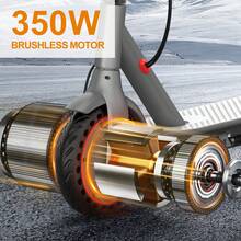 Ladped LP60 Electric Scooter 350W 8.5' Foldable Scooter For Adults With APP And High Speed, - 黑色 - 查看 2
