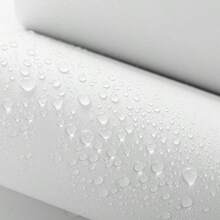 哑光白色即撕即贴壁纸，可移除自粘乙烯基壁纸，适用于浴室，防水 - 白色 - 查看 5