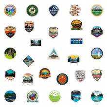 50Pcs Parks Canada Stickers Vinyl Aesthetics Stickers Scrapbook, Journaling, Laptop, Bumper, Skateboard, Water Bottles, Computer, Phone, Cartoon, Hard Hat, Car Stickers - Multicolor - View 5