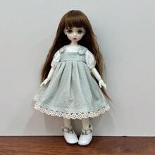 1 pieza Vestido elegante de fiesta de 11.5" para muñeca de moda de 30cm, ropa informal de falda de princesa para muñecas BJD 1/6 DIY Accesorios