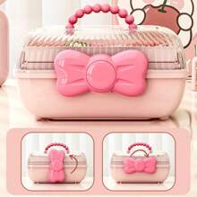 Multi-Layer Hairpin Organizer Cute Girl Jewelry Case Head Rope Headband Display Rack Children's Hair Accessories Storage Box