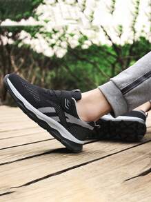 Herren Slip-On Outdoor Sportschuhe, weiche rutschfeste atmungsaktive Lässig Sneaker