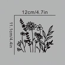 野花图案汽车贴纸 - 防水植物图案，适用于车窗、笔记本电脑、行李箱、汽车装饰 - 表面光滑，粘性好 - 均碼 - 查看 11
