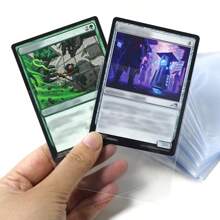 1000/600/500 protezioni per carte con filtro anti luce blu, adatte per la raccolta di carte da gioco, carte da collezione, protettori in plastica per carte da baseball, MTG, carte sportive