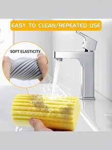 Cleaning Sponges And Dusters For Floors, Vents, Mirrors, Ceiling Fans And Spider Webs To Keep Dust From Flying And Spreading