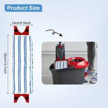1pc/2pcs UltraMax/UltraMaT 2in1 Mop Cloth Fits Flat Mop, Household Flat Mop Head Accessories