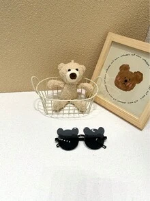 Multiple/1 Pc Cute Cartoon Bear Fashionable Eyeglasses, Suitable For Daily Accessorizing, Outing And Travel - Multicolor - View 11