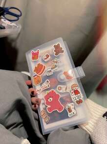 1pc 3 Inch Mini Album, Train Film Ticket Holder, Collectible Card Storage Pouch For Photo, Postcard