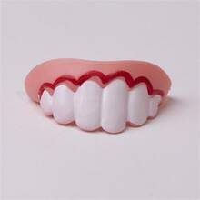 Juguete de broma, 8 piezas/16 piezas de dentadura postiza divertida, dientes de novedad - Varios estilos - Ver 3