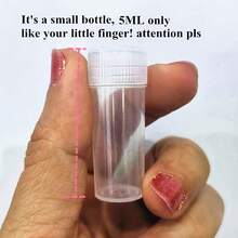 Pequeños envases de plástico de 5ml y 7ml - perfectos para cuentas, almacenamiento de joyas, manualidades y productos farmacéuticos, organizador de cuentas para hacer joyas, de pequeña capacidad - Multicolor - Ver 2