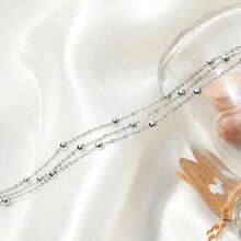 3 件时尚百搭休闲简约串珠脚链