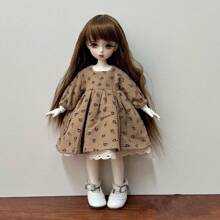 1 pieza Vestido elegante de fiesta de 11.5" para muñeca de moda de 30cm, ropa informal de falda de princesa para muñecas BJD 1/6 DIY Accesorios