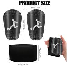 1 Set Football Sports Gear Kit, Including Football Shin Guards, Sports Non-Slip Leg Warmers, Professional Sports Equipment - Suitable For Football Training And Matches - Multicolor - View 3