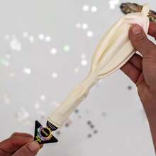 Illooms LED Light Up Color Changing Punch Balloon: Multicolor Marble, Birthday, Includes Batteries, 8+ Years - 1 - View 5