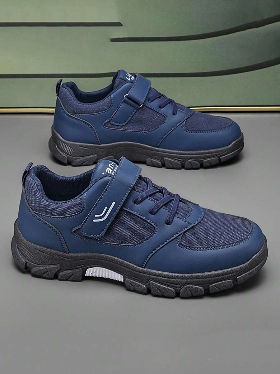 Versatile Fashion Comfort Breathable All-Match Sports Running Shoes, Suitable For All Seasons - Navy Blue - View 1