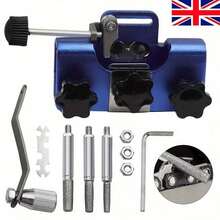 Universal Chainsaw Teeth Sharpener Chain Grinder Sharpening Jig File Tool Kit UK - Blue - View 7