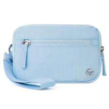 WESTBRONCO Puffer Wristlet Wallets Bag For Women Nylon Quilted With 3 Zipper Purse For Credit Card Holder Phone With RFID Blocking SpringTok - Hồng - Xem 10