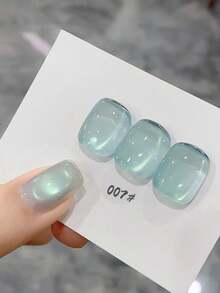 2026新款冰島極光貓眼凝膠指甲油 12ml 春夏冰晶透感磁吸美甲套組，含底膠與頂膠，適用UV燈，適合上班/約會，熱銷沙龍級美甲設計 - 彩色 - 查看 14