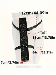 1 Stück Hologramm Handventilator Tasche mit verstellbarem Riemen, neue Kung Fu Tai Chi Fächer Tasche, Oberschenkeltasche, silber-schwarzer Blitz rosa Outdoor Sport Aktivität Tasche, Musikfestival große Karnevalsparty reflektierende Laser scharfe Tanzfächertasche, tragbare verstellbare faltbare Fächertasche, stilvoller Partyzubehör für Frauen, reflektierendes irisierendes Design, geeignet für Fanpartys, Discotanz, Heimdekoration und viele Anlässe