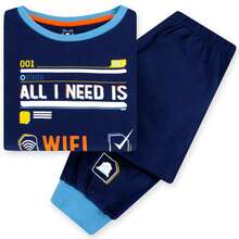 Harry Bear Pyjamas | Wifi Boys Pyjamas | Gamer Pjs For Boys | Gaming Cotton Pyjama Set