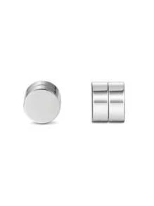 4 Pairs Stainless Steel Magnetic Stud Earrings, Fashion Cubic Zirconia Magnetic Non-Piercing Ear Clip For Men, Non-Piercing Puncture,Gold EarringsA Variety Of Styles, Free To Match Nostril Jewelry, Gifts For Friends Valentine's , Mom,Mother, Mother's Day, Gifts