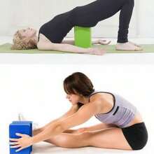 6 pièces Ensemble de base Pilates pour femmes - comprend une sangle de hanche pour Pilates, un ballon de yoga de 25 cm, un bloc de yoga, une sangle de hanche pour exercices des fessiers (Remarque : la surface en mousse peut présenter des bosses ou des rayures pendant le transport, ce qui est normal)