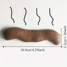 Realistic Floating Fake Poop Toy - Funny Prank Gift For Adults And Teens, Great For Parties, April Fools' Day And Halloween - Brown And Orange, Fun Novelty Bathroom And Pool Accessories, Toilet Toys