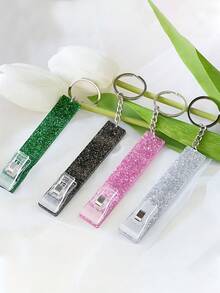 1PC Credit Card Puller, Cute Debit Bank Card Grabber For Long Nails ATM Keychain Women With Plastic Clip, Car Keychains, Tool Keychain, Daily Casual Outing Wear, For S, Wallets, School Bags, Backpacks, Satchels, S For Boyfriends And Girlfriends, S For Family Members, S For Teachers, S For Employees. School Car Accessories Goth Y2k Christmas Gift Ideas Bag Lanyards With Id Holder Car Accessories Bag Charms - 彩色 - 查看 3