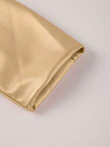 Risissida Women's Fall/Winter Street Wear Faux Leather Cropped Biker Jacket - Asymmetric Zip, Adjustable Belt For Edgy Urban Street Commuting Spring White - Gold - View 9