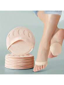 Women's Five-Toe Forefoot Pads For High Heels, Comfortable Half Insoles For Foot Care, Non-Slip Toe Socks Inserts