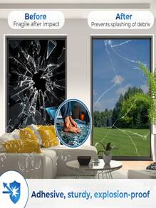 1Roll Window Film Privacy Film For Glass Windows Anti Glare Reflective Window Film One Way Window Mirror Film Heat Control Window Tint Film Home UV Blocking Opaque Window Film Stickers Sticker Personalised Stickers