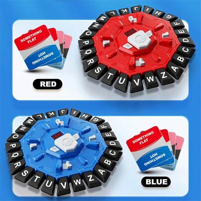 1件快速思考标准版文字游戏 - 一款适合家庭互动和认知能力提升的策略性棋盘游戏，是派对用品、圣诞节、生日和节日礼物的完美选择。