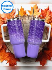 Customize This 40oz Stainless Steel Tumbler Sports Water Bottle With Any Custom Text, Name/Initials To Make A Perfect Gift! Perfect For A Bachelorette Party, Birthday Party, Or Any Event.