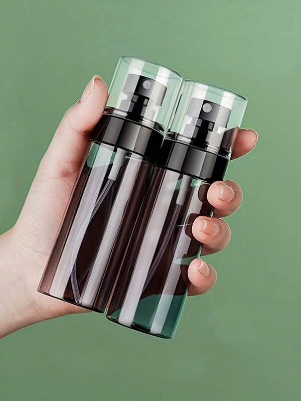 Botella pulverizadora de viaje con atomización ultrafina 2/1, botella dispensadora de viaje, botella pulverizadora facial ultrafina para hidratación, botella pulverizadora portátil adecuada para tónico y alcohol, portátil e insípida