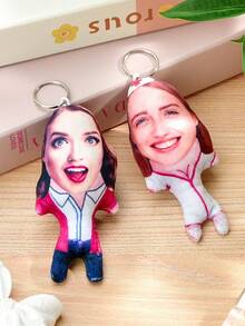 1 szt. spersonalizowany, zabawny brelok do kluczy z brzydkim motywem, spersonalizowany brelok do kluczy z motywem twarzy, wyjątkowy prezent dla przyjaciół i rodziny, spersonalizowany brelok do kluczy z motywem zdjęcia, zabawna seria, idealny na urodziny, walentynki, rocznice, ozdobny, wykwintny, stylowy, uroczy, kolorowy, uroczy, zabawny, spersonalizowany, spersonalizowany, niepowtarzalny, idealny prezent dla niej, idealny prezent dla niego, na rocznice, urodziny, przytulna, jesienna dekoracja, nadająca się do prania w pralce, druk cyfrowy