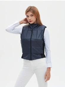 Chaleco de equitación unisex para exteriores, protector corporal de equitación, equipo de equitación - Azul Marino - Ver 7