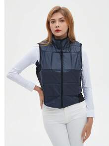 Chaleco de equitación unisex para exteriores, protector corporal de equitación, equipo de equitación - Azul Marino - Ver 4