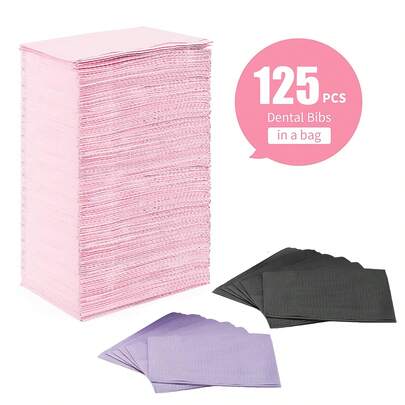 200/125/100/50/20/10 片装 13 英寸 x 18 英寸一次性美甲桌垫，三层美甲沙龙毛巾餐巾纸（适用于亚克力指甲），美甲垫纸，防水美甲纸（适用于家庭美甲沙龙）