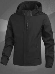 2025 New Spring/Autumn Lightweight Detachable Hooded Men's Windbreaker Jacket,Casual Outdoor Sports Sportswear