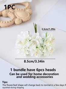 1PC/5PCS Artificial Flowers Mini Artificial Carnation ROSES Fake Plants For Spring Autumn Decorations Valentine's Day Bride Bouquet Wedding Vase For Home Dining Room Bedroom Decorations, Mother's Day, Father's Day,Festival Birthday Party Accessories, Outdoor Garden Decorations