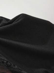 DORSU 3pcs Women's Lace Trim Shorts, Thin Breathable Anti-Chafing Undershorts For Layering - Black - View 5