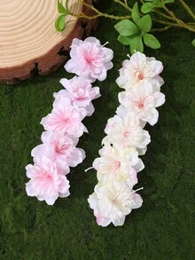 5个/10个装 女孩花朵发夹，日常装饰发饰，春季 - 彩色 - 查看 2