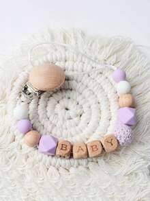 1pc Customizable INS Style Text Long Necklace, Gift For Dad, Mom, Girlfriend, Boyfriend - Multicolor - View 9
