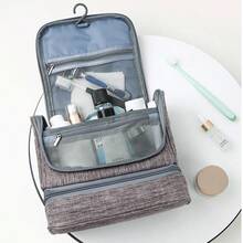 1pc Multifunctional Dry And Wet Separation Toiletry Bag Travel Large Capacity Storage Bag Portable Hanging Bag - Multicolor - View 5