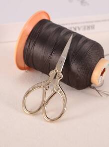 1pc Stainless Steel Gold Straight Tip Precision Scissors, Multipurpose Vintage Beauty Embroidery Trimming Scissors Suitable For Facial Hair, Eyebrow, Eyelash, Mustache, Nose - Perfect For Home, Travel And Outdoor Use,Makeup,Cheap,Room Decor,Vanity,Travel,Bedroom,Makeup Accessories