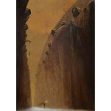 1 件现代 2025 Zdzislaw Beksinski 艺术海报墙面艺术印刷家居客厅酒吧美学装饰帆布艺术无框画 - 彩色 - 查看 30